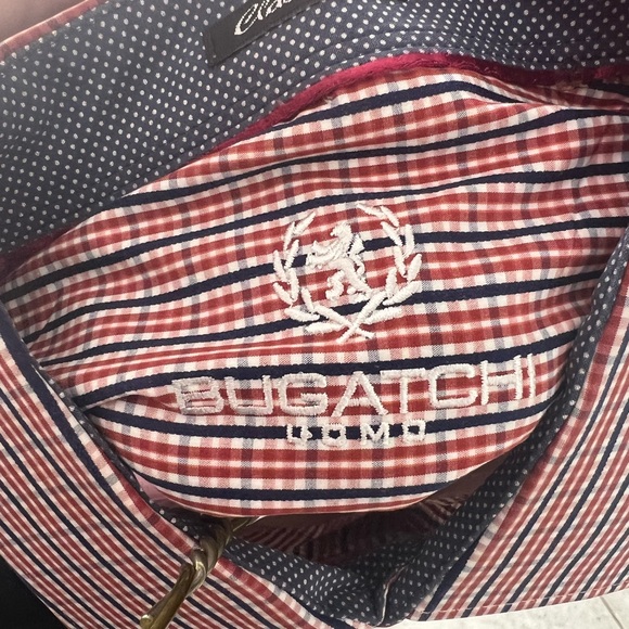 Bugatchi Plaid Button down - Picture 2 of 2